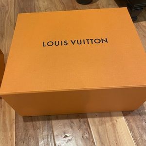 Louis Vuitton shopping bag and box
